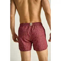 ILOT - Pantaloneta estampada con sesgos, con elástico en cintura MH80041