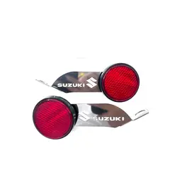 GENERICO - Tragaluces Delantero Suzuki Rojo X2 para Moto