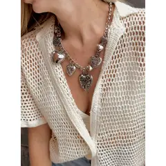 PHUKETT ACCESORIOS - Amarte Collar Plateado