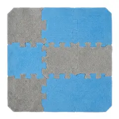 GENERICO - Tapete Alfombra Rompecabezas Felpa Bebés 10 Pzs 30x30