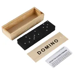 GENERICO - Domino Mino En Madera Juego De Mesa