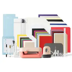 CRICUT - Plotter de Corte Inteligente Joy 2 Coral + Mini Prensa