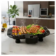 NOBELSOUND - Asador Eléctrico Portátil Para Apartamento Barbacoa 110v