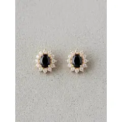 PHUKETT ACCESORIOS - Arete Moissanita Plateada