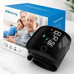 007PLUS - Tensiómetro digital de muñeca automático medición rápida y precisa pantalla clara fácil de usar control diario de la presión arterial en casa
