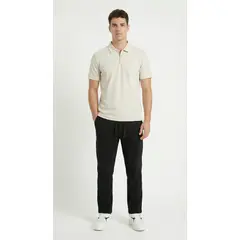 BELIFE - Pantalón negro para hombre