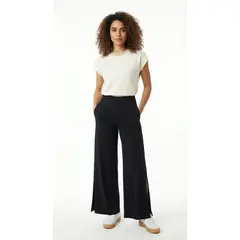 BELIFE - Pantalón amplio negro para mujer