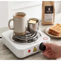 GENERICO - Estufa Eléctrica De Mesa 1 Puesto Quemador Espiral 5 Niveles