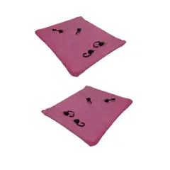 HALLY PET - Dos Hamacas Para Gatos 40 Cm x 40 Cm Rejas Rosado