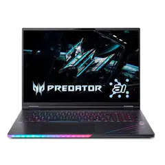 ACER - Portatil Predator Helios Ultra 9 275HX Ram 48GB SSD 1TB RTX 5080 16GB Pantalla 18" WQXGA 240HZ