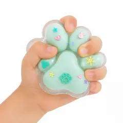 GENERICO - Squishy Huellita Kawaii Antiestrés Suave, Relajante Verde Menta