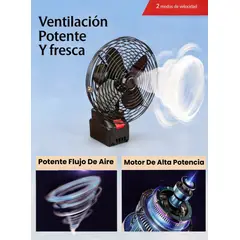 TELEVENTAS COM - Ventilador Inalámbrico Recargable Doble Batería Portátil