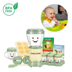 GENERICO - Licuadora Baby Bullet Con 16 Accesorios Para Papilla