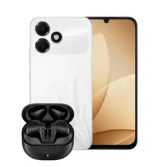 OPPO - Celular A6c 128GB 4GB Ram Blanco + Obsequio Audifonos Kalley