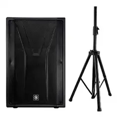 YAMAKI - Parlante Cabina Activa Bi-amplificada 12 Ss-712 700w + Soporte