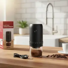 MILOPTS - Molinillo De Café Eléctrico Portátil Con Batería Recargable