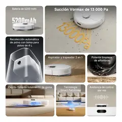 DREAME - Aspiradora Robot Vacuum D15 Plus Color Blanco