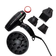 BABYLISS PRO - Secador Profesional Babylisspro Rapido Negro Ultraliviano 2.0