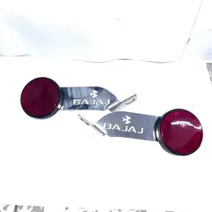 GENERICO - Tragaluces Delantero Bajaj Rojo X2 para Moto