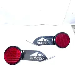 GENERICO - Tragaluces Delantero Auteco Rojo X2 para Moto