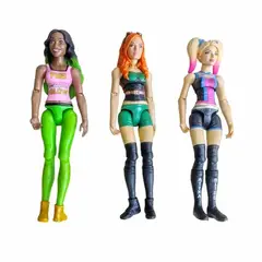 MIELTECH - Figura Muñeca X3 Muñeco Wwe Luchadores Lucha Libre Coleccion