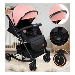 BEBESUNITA - REF BB2050 Coche Paseador Bebe Tipo Maleta Mecedora Reclinable Plegable