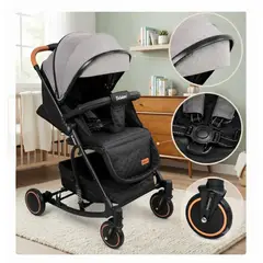 BEBESUNITA - REF BB2050 Coche Paseador Bebe Tipo Maleta Mecedora Reclinable Plegable