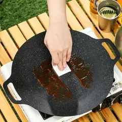 TRIPLE CLEAN - Plancha sarten para parrilla redonda 32 cm