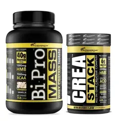 MEGAPLEX - Proteina Bi Pro Bipro Mass 3 Libras + Crea Stack Pink Lemonade