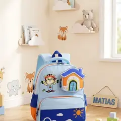 BRITOCHET - REF 6164 Bolso Mochila Infantil Escolar Comoda Y Espaciosa Niño Niña