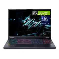 ACER - PORTATIL PREDATOR HELIOS NEO 16 AI INTEL CORE ULTRA 9 275HX RAM 96GB SSD 2TB RTX 5070TI