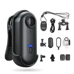 INNOVA - Mini Cámara Deportiva 1080p WiFi Sumergible Gran Angular Con Accesorios