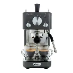 OSTER - Cafetera Espresso Perfect Brew Compacta, Mini Barista de 15 bares