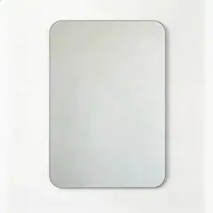 POLASUP - Espejo Acrílico Decorativo Cuadrado Sin Marco Adhesivo Para Pared Sin Perforar Hogar Moderno 60cm