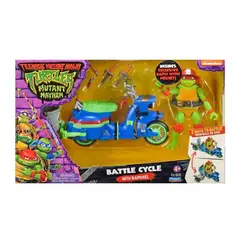TORTUGAS NINJA - Figura Coleccionable Raphael con Set y Motocicleta