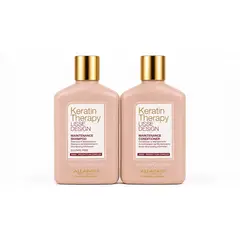 ALFAPARF MILANO - Kit Alfaparf Keratin Therapy Lisse Design Shampoo Y Acond