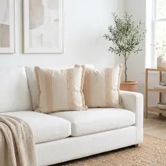 NOSSARENA - Set x 2 Cojin Nerja 45x45cm color beige