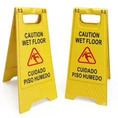 GENERICO - Señal De Precaución Piso Mojado Amarillo Aviso Señal Piso Humedo