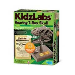4M - Juguete Didáctico Kidzlabs Cráneo Rugiente de T-rex