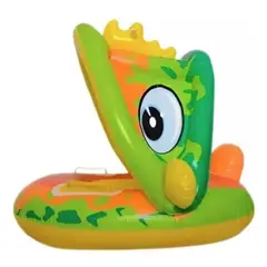 BESTWAY - Flotador Para Bebe Con Techo 70cm Camaleón