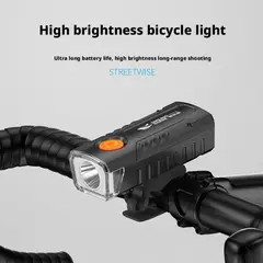 GENERICO - Luz Delantera LED Alta Potencia USB Recargable para Bicicleta