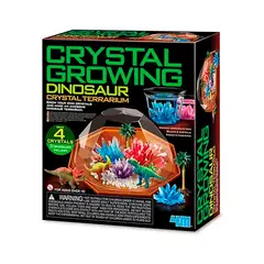4M - Juguete Didáctico Crecimiento de Cristales Terrario Dinosaurio