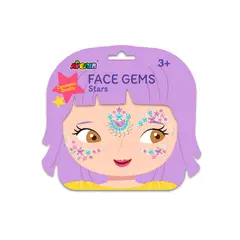 GENERICO - Juguete Didáctico Face Gems Star Gemas Adhesivas para la Cara