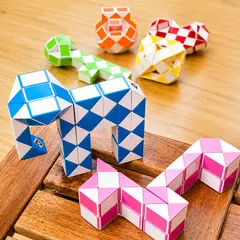 GENERICO - Cubo Rubik Serpiente Culebra Mágica Twist Puzzle