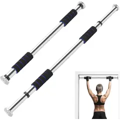 GENERICO - Barra De Dominadas Extensible Para Puerta 62-100cm 100kg