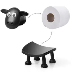 GENERICO - Accesorio para Baño Porta Papel Higiénico Diseño Oveja