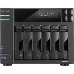 GENERICO - Servidor NAS Asustor Lockerstor 6 Gen2+ - 6 Bahías - Intel - 4x M.2 NVMe - 2.5GbE