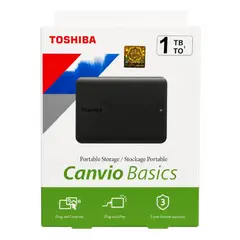 TOSHIBA - Disco Duro Externo Canvio Advance Color Negro 1TB
