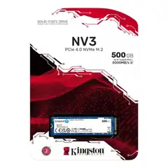 KINGSTON - Disco Interno SSD SNV3S NVMe 500GB Flash