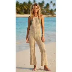GENERAL - Enterizo Salida de Baño Playero Tejido Ligero y Elegante con estilo boho chic